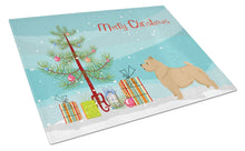Load image into Gallery viewer, Norwich Terrier Christmas Tree Glass Cutting Boards – Durable, Decorative Kitchen Art Large CK3551LCB