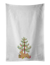 Load image into Gallery viewer, Norwich Terrier Christmas Tree White Kitchen Towel Set of 2