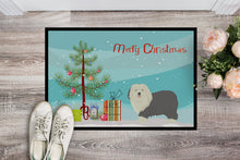Load image into Gallery viewer, Old English Sheepdog Christmas Tree Doormat - 24x36 Decorative Floor Mat – Indoor/Outdoor Rug with Artistic Flair CK3552JMAT