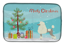 Load image into Gallery viewer, Poodle Christmas Tree Dish Drying Mat – Absorbent, Artistic Kitchen Essentials CK3556DDM