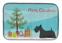 Load image into Gallery viewer, Scottish Terrier Christmas Tree Dish Drying Mat – Absorbent, Artistic Kitchen Essentials CK3560DDM