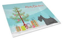 Load image into Gallery viewer, Scottish Terrier Christmas Tree Glass Cutting Boards – Durable, Decorative Kitchen Art Large CK3560LCB