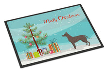 Load image into Gallery viewer, Mexican Hairless Dog Xolo Christmas Tree Doormat - 24x36 Decorative Floor Mat – Indoor/Outdoor Rug with Artistic Flair CK3570JMAT