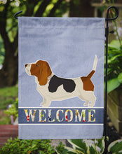 Load image into Gallery viewer, Basset Hound Welcome Garden Flag - Outdoor Decorative Yard Flag CK3577GF