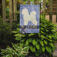 Load image into Gallery viewer, Bichon Frise Welcome Garden Flag - Outdoor Decorative Yard Flag CK3580GF
