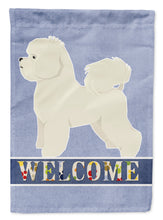 Load image into Gallery viewer, Bichon Frise Welcome Garden Flag - Outdoor Decorative Yard Flag CK3580GF