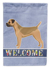 Load image into Gallery viewer, Border Terrier Welcome Flag Canvas House Size CK3582CHF
