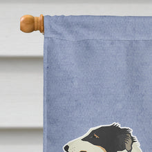 Load image into Gallery viewer, Borzoi Welcome Flag Canvas House Size CK3583CHF