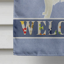 Load image into Gallery viewer, Borzoi Welcome Flag Canvas House Size CK3583CHF
