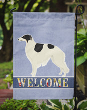 Load image into Gallery viewer, Borzoi Welcome Garden Flag - Outdoor Decorative Yard Flag CK3583GF