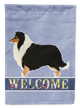 Load image into Gallery viewer, Collie Welcome Flag Canvas House Size CK3591CHF
