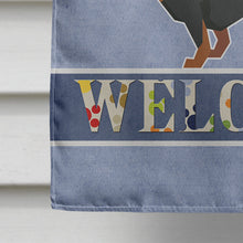 Load image into Gallery viewer, Dachshund Welcome Flag Canvas House Size CK3592CHF