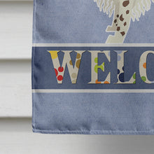 Load image into Gallery viewer, English Springer Spaniel Welcome Flag Canvas House Size CK3596CHF