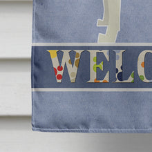 Load image into Gallery viewer, Great Dane Welcome Flag Canvas House Size CK3601CHF