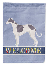 Load image into Gallery viewer, Greyhound Welcome Flag Canvas House Size CK3602CHF