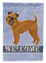 Load image into Gallery viewer, Brussels Griffon Welcome Garden Flag - Outdoor Decorative Yard Flag CK3603GF