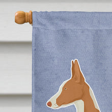 Load image into Gallery viewer, Ibizan Hound Welcome Flag Canvas House Size CK3604CHF