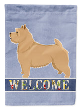 Load image into Gallery viewer, Norwich Terrier Welcome Garden Flag - Outdoor Decorative Yard Flag CK3610GF