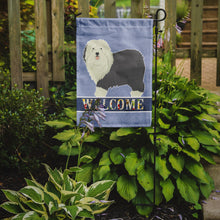 Load image into Gallery viewer, Old English Sheepdog Welcome Garden Flag - Outdoor Decorative Yard Flag CK3611GF