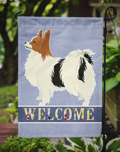 Load image into Gallery viewer, Papillon Welcome Garden Flag - Outdoor Decorative Yard Flag CK3612GF