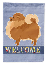 Load image into Gallery viewer, Pomeranian Welcome Flag Canvas House Size CK3614CHF