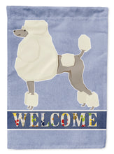 Load image into Gallery viewer, Poodle Welcome Garden Flag - Outdoor Decorative Yard Flag CK3615GF