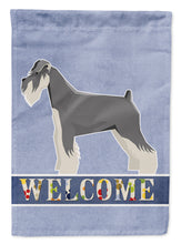 Load image into Gallery viewer, Schnauzer Welcome Flag Canvas House Size CK3618CHF