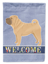 Load image into Gallery viewer, Shar Pei Welcome Flag Canvas House Size CK3621CHF