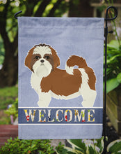 Load image into Gallery viewer, Shih Tzu Welcome Garden Flag - Outdoor Decorative Yard Flag CK3622GF