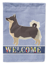 Load image into Gallery viewer, Swedish Vallhund Welcome Flag Canvas House Size CK3625CHF