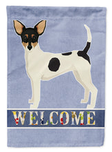 Load image into Gallery viewer, Toy Fox Terrier Welcome Garden Flag - Outdoor Decorative Yard Flag CK3626GF