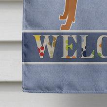 Load image into Gallery viewer, Vizsla Welcome Flag Canvas House Size CK3627CHF