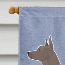 Load image into Gallery viewer, Mexican Hairless Dog Xolo Welcome Flag Canvas House Size CK3629CHF