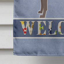 Load image into Gallery viewer, Mexican Hairless Dog Xolo Welcome Flag Canvas House Size CK3629CHF