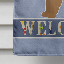 Load image into Gallery viewer, Tan Affenpinscher Welcome Flag Canvas House Size CK3631CHF
