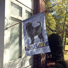 Load image into Gallery viewer, Affenpinscher Welcome Flag Canvas House Size CK3632CHF