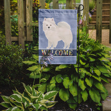 Load image into Gallery viewer, American Eskimo Welcome Garden Flag - Outdoor Decorative Yard Flag CK3633GF