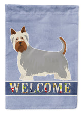 Load image into Gallery viewer, Australian Silky Terrier Welcome Garden Flag - Outdoor Decorative Yard Flag CK3635GF
