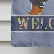 Load image into Gallery viewer, Cavalier King Charles Spaniel Tricolor Welcome Flag Canvas House Size CK3638CHF