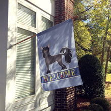 Load image into Gallery viewer, Chinese Crested Welcome Flag Canvas House Size CK3639CHF