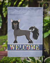 Load image into Gallery viewer, Chinese Crested Welcome Garden Flag - Outdoor Decorative Yard Flag CK3639GF