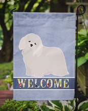 Load image into Gallery viewer, Coton de Tulear Welcome Garden Flag - Outdoor Decorative Yard Flag CK3640GF