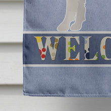 Load image into Gallery viewer, Danish Spitz Welcome Flag Canvas House Size CK3642CHF