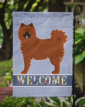 Load image into Gallery viewer, Eurasier or Eurasian dog Welcome Garden Flag - Outdoor Decorative Yard Flag CK3646GF