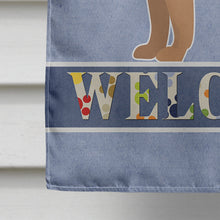 Load image into Gallery viewer, French Bulldog Welcome Flag Canvas House Size CK3647CHF