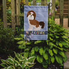Load image into Gallery viewer, Imperial Shih Tzu Welcome Garden Flag - Outdoor Decorative Yard Flag CK3651GF