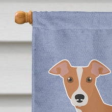 Load image into Gallery viewer, Italian Greyhound Welcome Flag Canvas House Size CK3652CHF