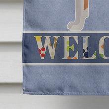 Load image into Gallery viewer, Italian Greyhound Welcome Flag Canvas House Size CK3652CHF
