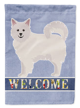 Load image into Gallery viewer, Italian Spitz Welcome Flag Canvas House Size CK3653CHF
