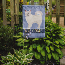 Load image into Gallery viewer, Italian Spitz Welcome Garden Flag - Outdoor Decorative Yard Flag CK3653GF